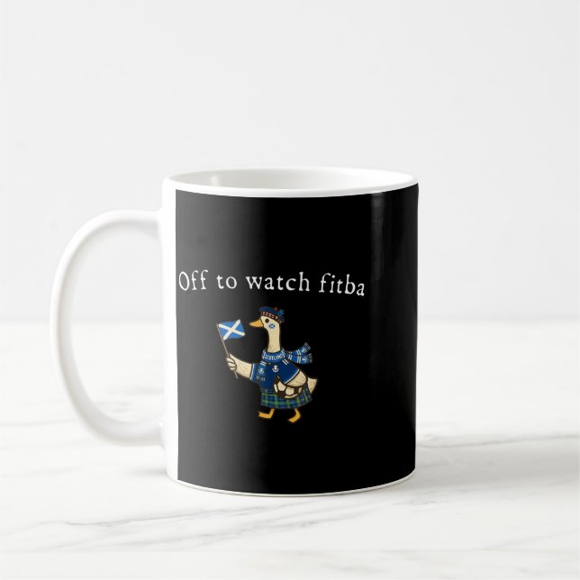 Mug En allant regarder Fitba Scottish Goose (Gauche)