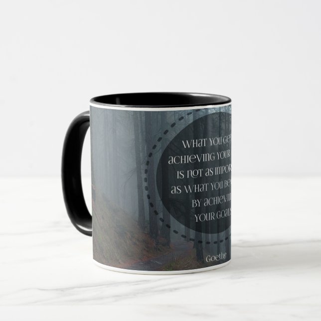 Mug En Atteignant Vos Objectifs (Devant gauche)