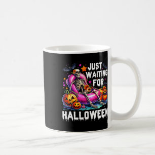 Mug En Attente D'Halloween Skeleton Éffrayant Vibe Su
