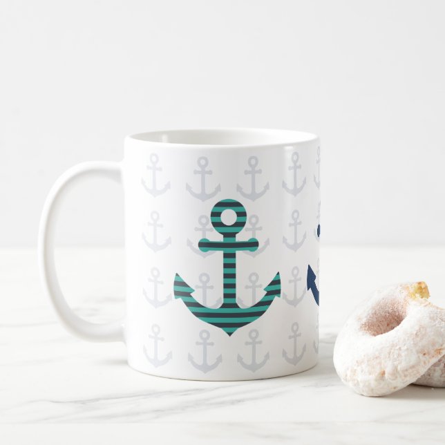 Mug En avant les ancres ! (Avec donut)