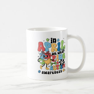 Mug En Avril, Nous Portons Du Bleu Pour Le Mois De Sen