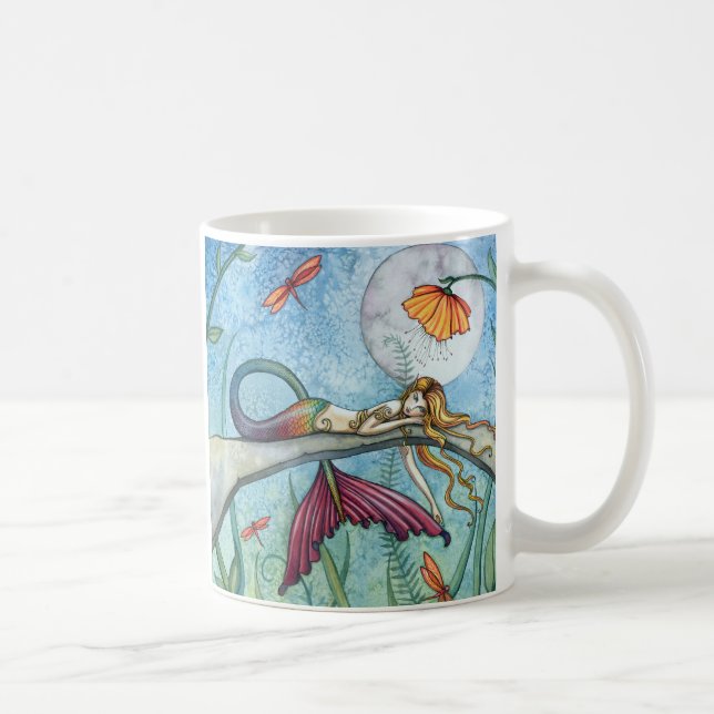 Mug En bas par l'art de la sirène de l'étang (Droite)