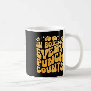 Mug En Boxe Chaque Punch Compte Boxer Sports Athlète