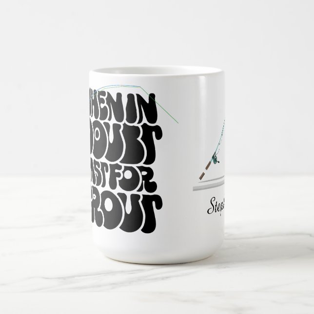 Mug En cas de doute, pêchez la truite (Centre)