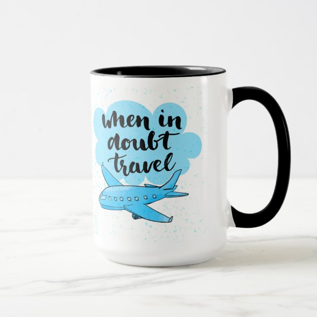 Mug En cas de doute voyage (Droite)