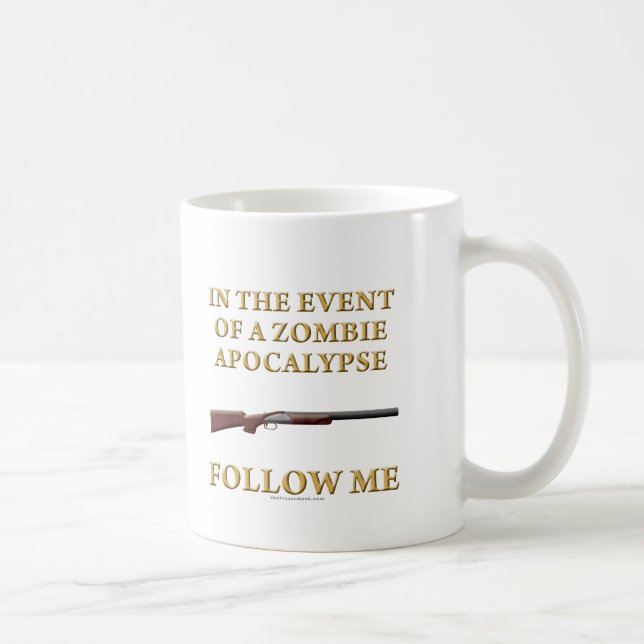 Mug En cas d'une apocalypse de zombi (Droite)