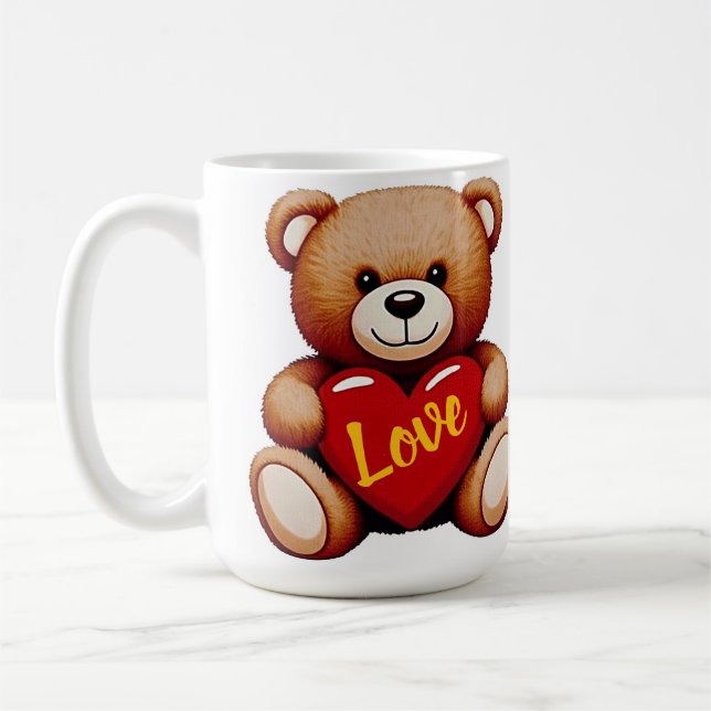 Mug en céramique "Amour" pour la Saint-Valentin av (Gauche)