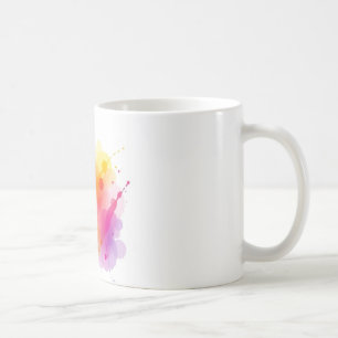Mug en céramique couleur peinture Abstraite - Arti