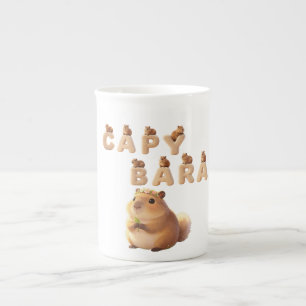 Mug en céramique de capybara mignon, Tasse de café