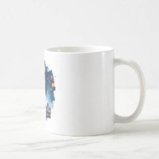 Mug en céramique de l'espace cosmique - Explorez l