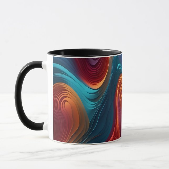 Mug en céramique de spectre radioactif (Gauche)