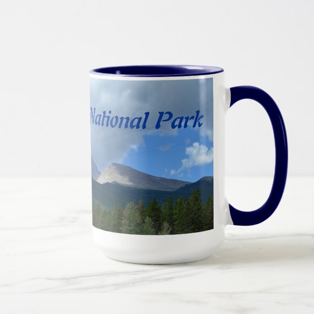 Mug en céramique du Parc national des Rocheuses (Droite)