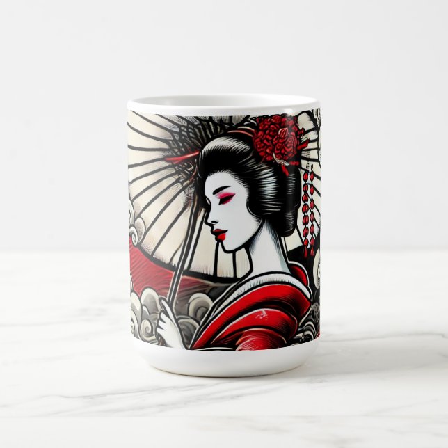 Mug en céramique Geisha Art (Centre)