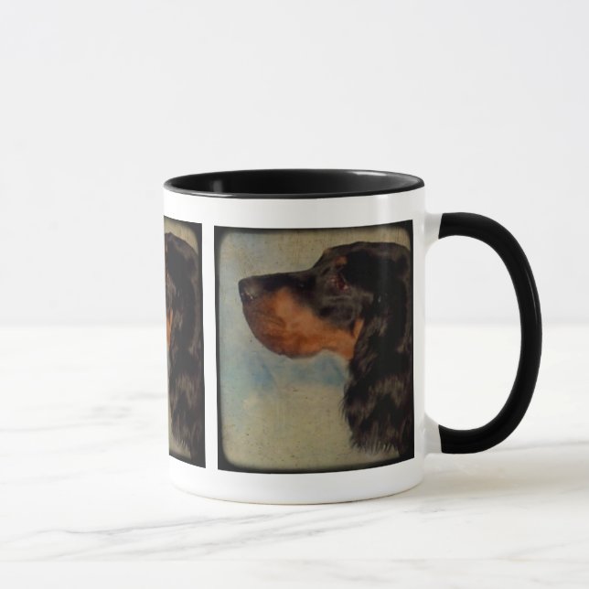 Mug en céramique Gordon Setter (Droite)
