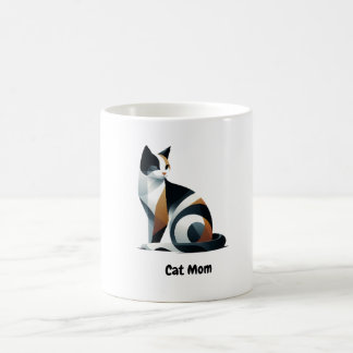 Mug en céramique maman chat calico mignon