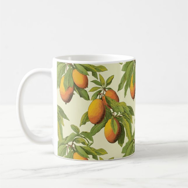 Mug en céramique Motif de Mango Botanique vintage (Gauche)