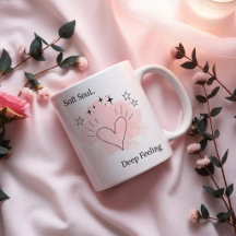 Mug en céramique personnalisé à l'âme douce