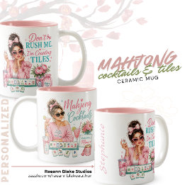 Mug en céramique personnalisé avec cocktails et tu