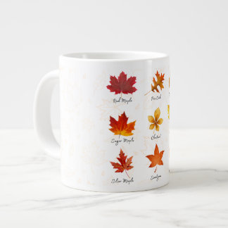 Mug en céramique personnalisée, l'automne laisse M