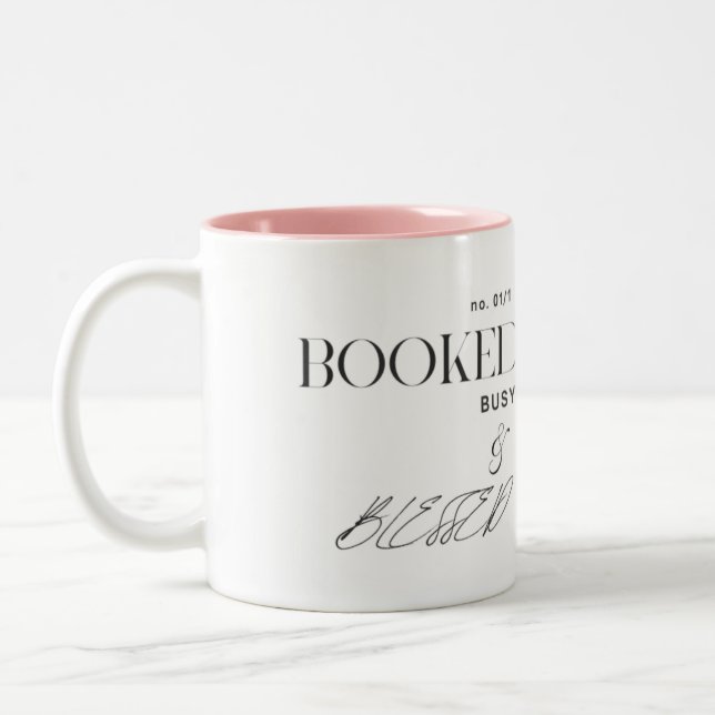 Mug en céramique "Réservé, Occupé et Bénis" (Gauche)