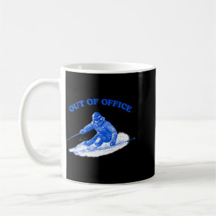 Mug En Dehors Du Bureau Skieur De Ski Vacances Drôles 