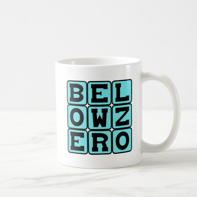 Mug En dessous de zéro, très froid (Droite)