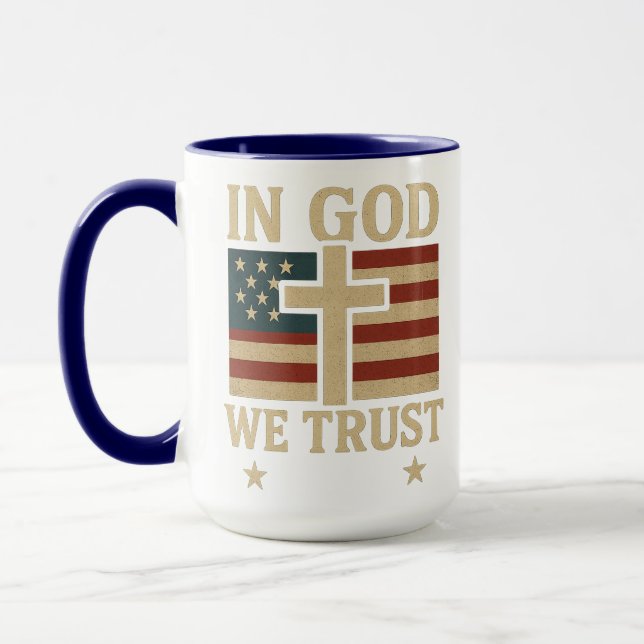 Mug En Dieu, nous faisons confiance (Gauche)