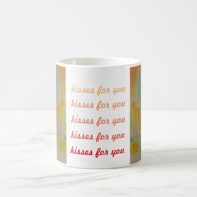 Mug En envoyant des baisers. Des baisers pour toi (Centre)