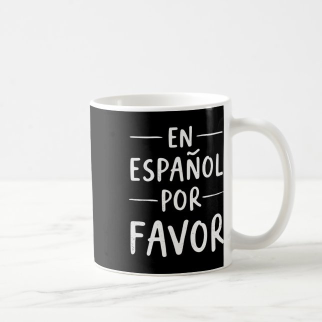 Mug En Espagnol S'il Vous Plaît Professeur d'espagnol  (Droite)