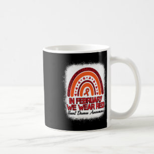 Mug En Février Nous Portons Rouge Leopard Arc-En-Ciel