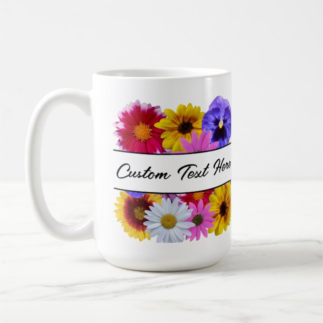 Mug En fleur - Carré Split Floral (Gauche)
