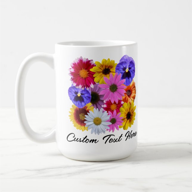 Mug En fleur - Floral Carré (Gauche)