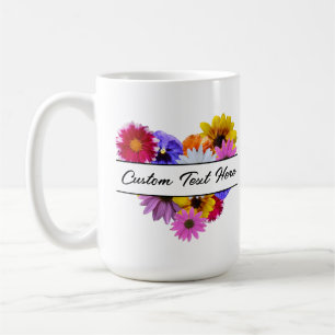 Mug En fleurs - Fleurs en forme de cœur