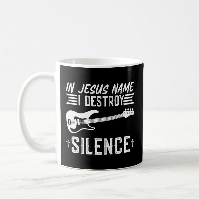 Mug En Jésus Nom Je Détruis Silence Culte Electrique B (Gauche)