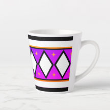 Mug en latte de marionnette d'ombre