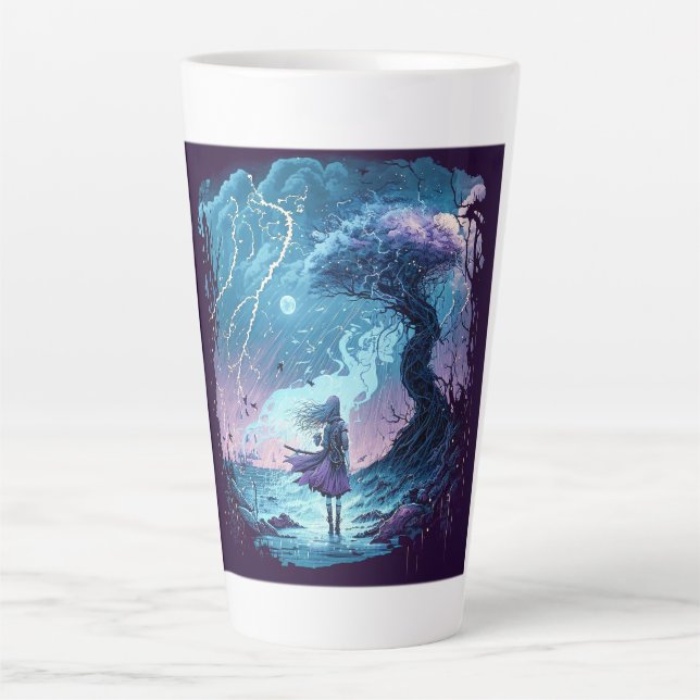 Mug en latte d'orage magique (Devant)
