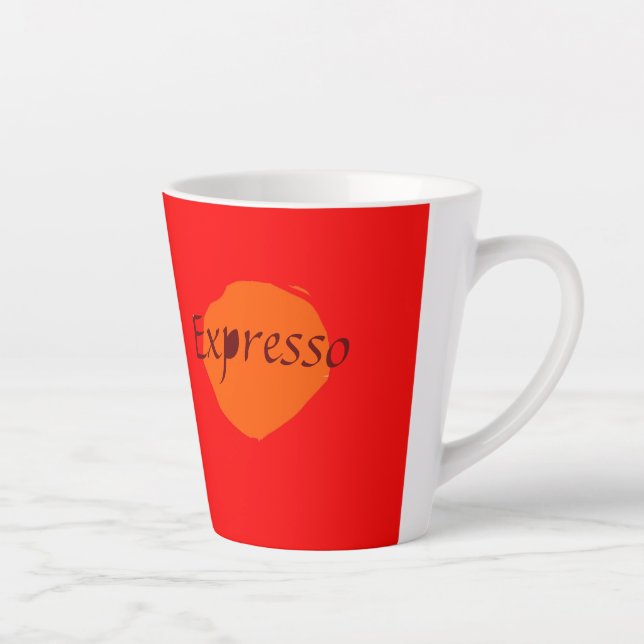 Mug en latte Expresso moderne (Droite)
