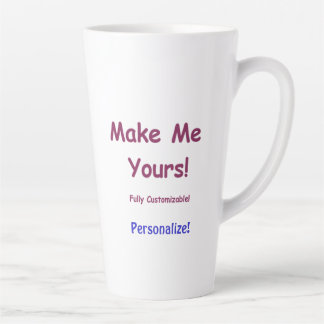 Mug en latte Jumbo personnalisé pour personnaliser