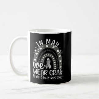 Mug En Mai, Nous Portons Gris Cerveau Cancer Mois R