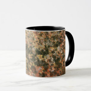 Mug en marbre marron