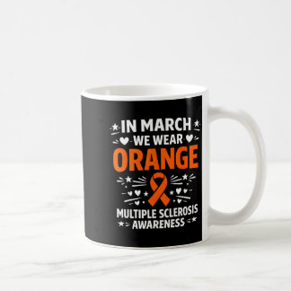 Mug En mars, portez orange handicap de développement