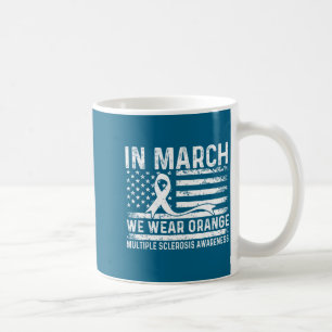 Mug En mars, portez orange pour la sclérose en plaques
