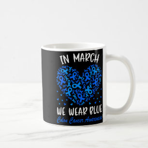 Mug En mars, portez un ruban bleu pour la sensibilisat