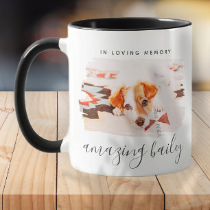 Mug En Mémoire d'amour Photo personnalisée Pet Memoria
