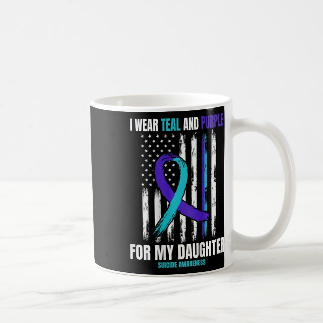 Mug En Mémoire De La Fille Sensibilisation Au Suicide  (Droite)