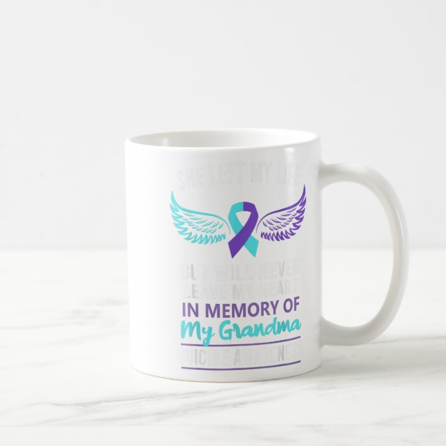 Mug En Mémoire De La Prévention Du Suicide De Grand-Mè (Droite)