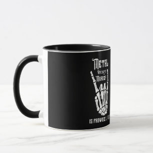 Mug en métal lourd