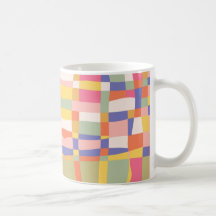 Mug en mosaïque Abstraite - Conception multicolore