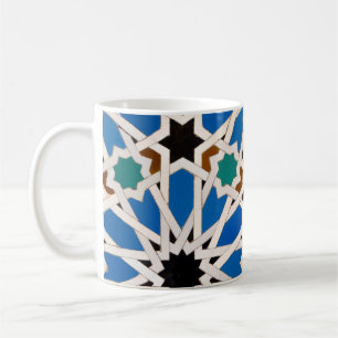 Mug en mosaïque bleue marocaine