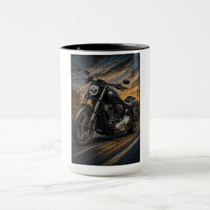 Mug en mosaïque d'art Midnight Cruiser